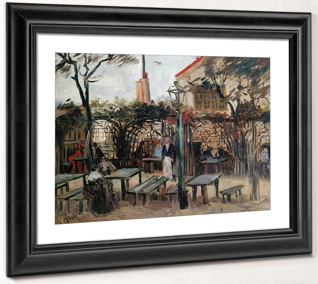 Terrace Of A Cafe On Montmartre By Vincent Van Gogh - Image 4