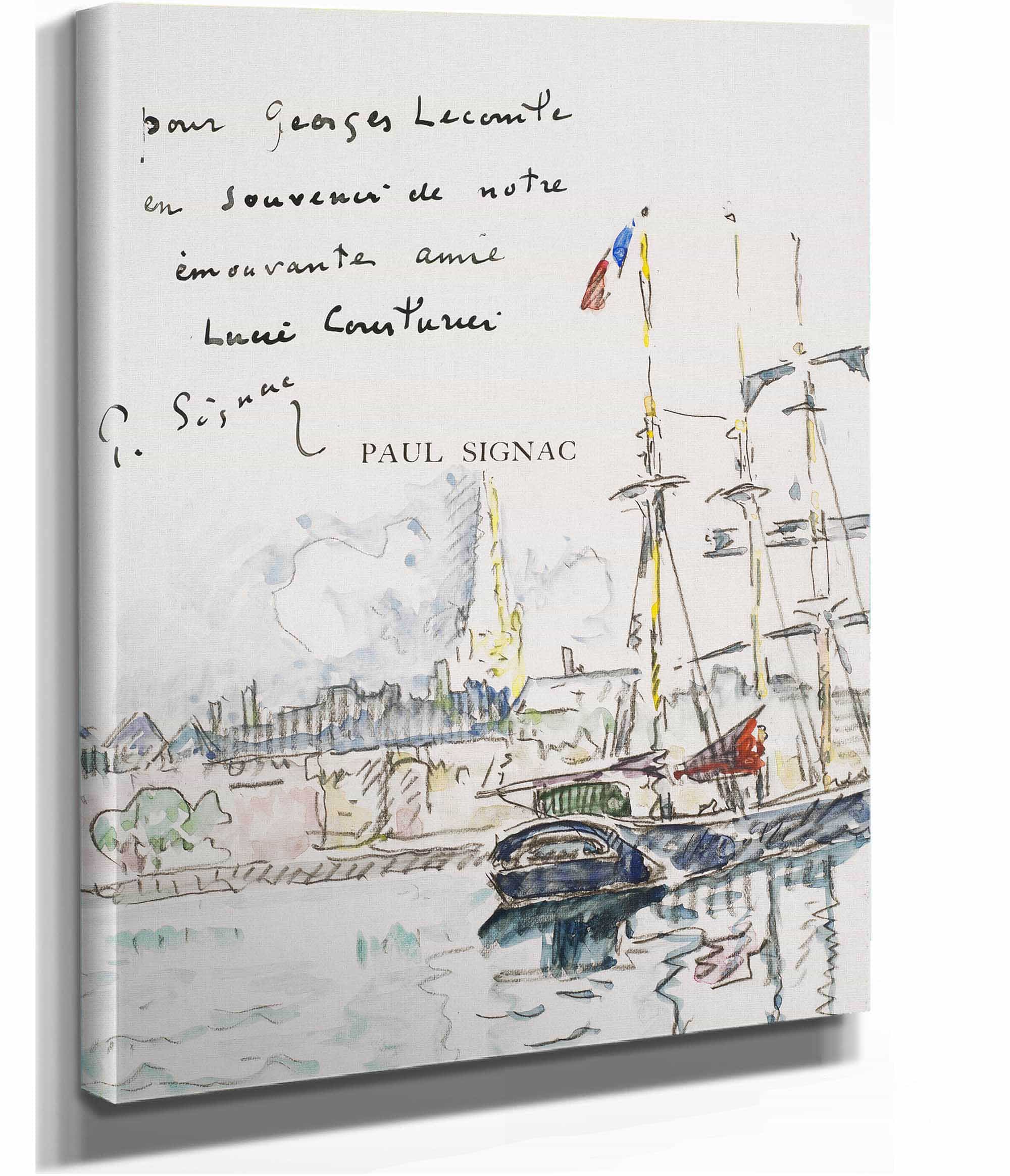 Terreneuva A Lancre Au Large Dun Port Breton by Paul Signac - Image 2