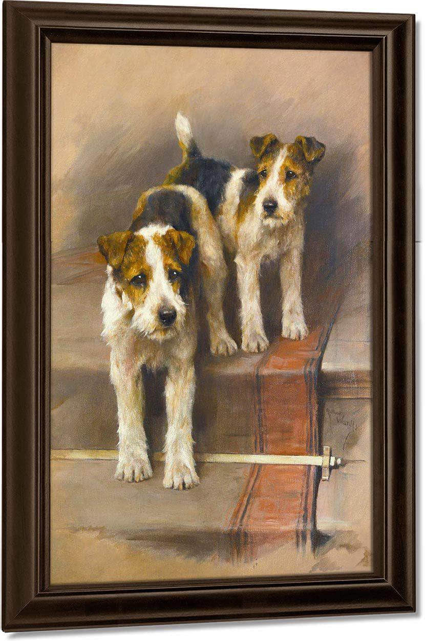 Terriers On A Staircase By Arthur Wardle - Image 5