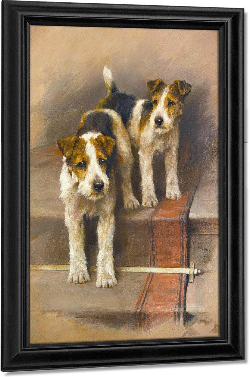 Terriers On A Staircase By Arthur Wardle - Image 7