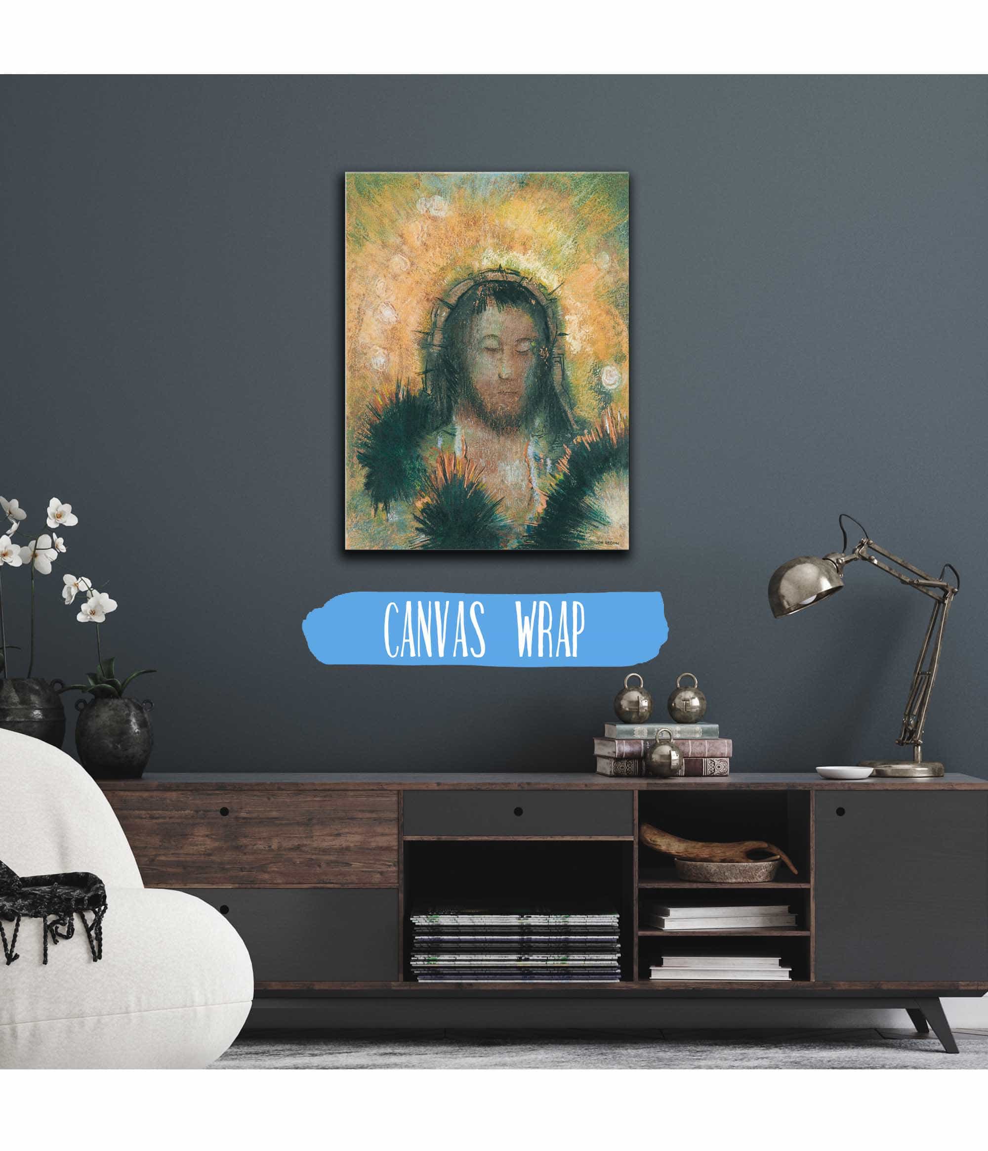 Tete De Christ by Odilon Redon - Image 3