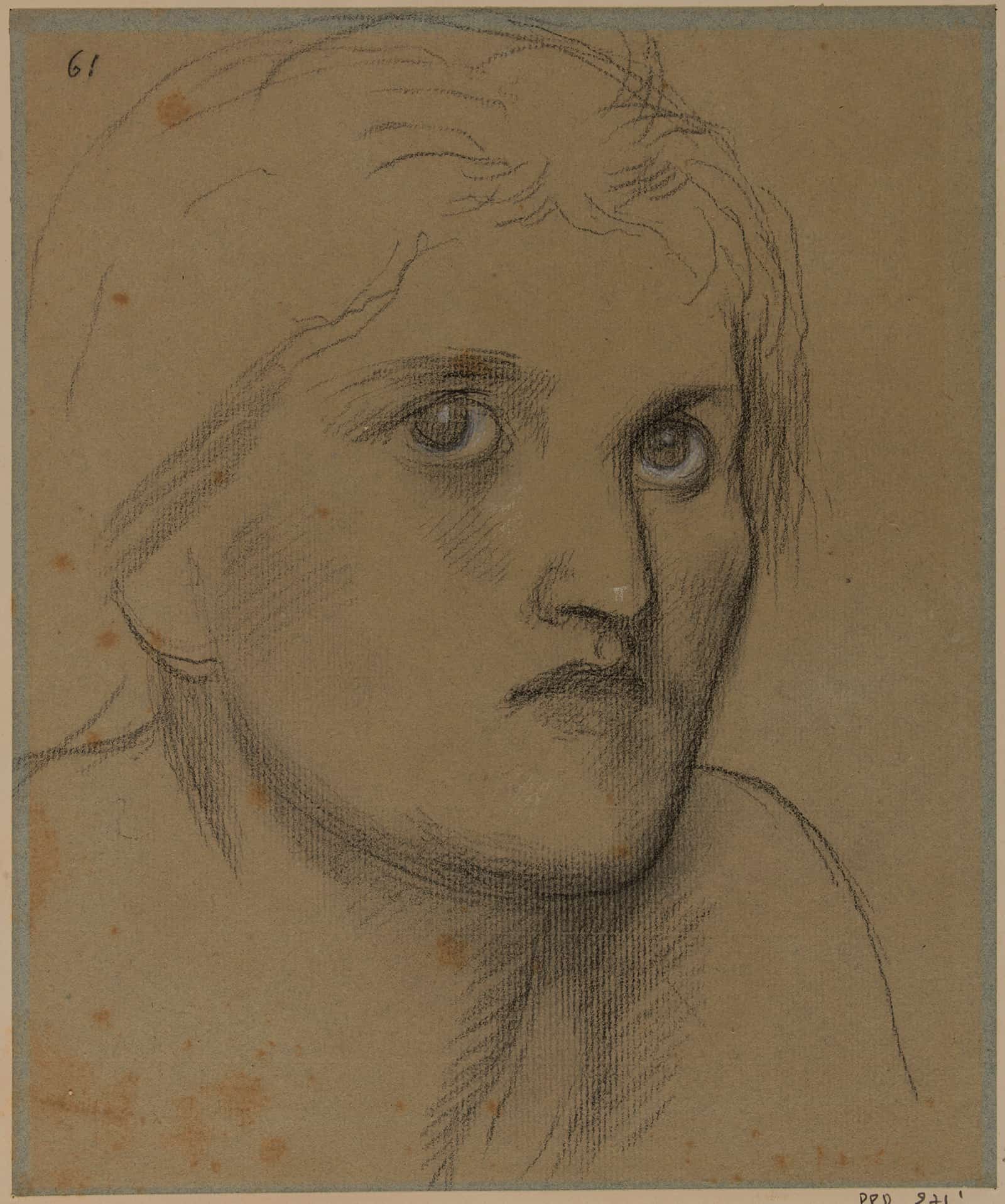 Tete De Femme Iii by Pierre Puvis De Chavannes