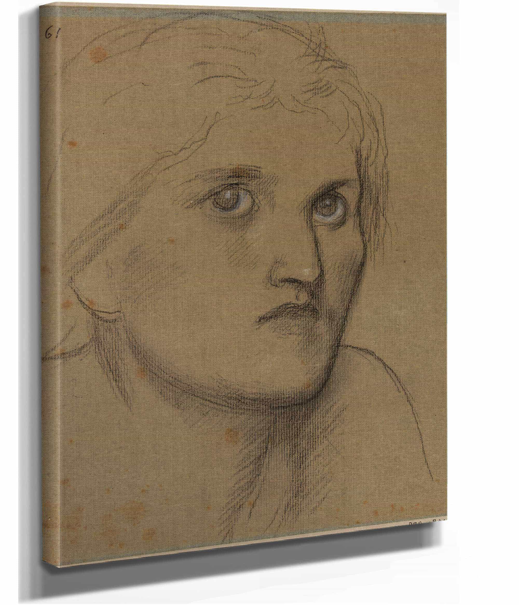 Tete De Femme Iii by Pierre Puvis De Chavannes - Image 2