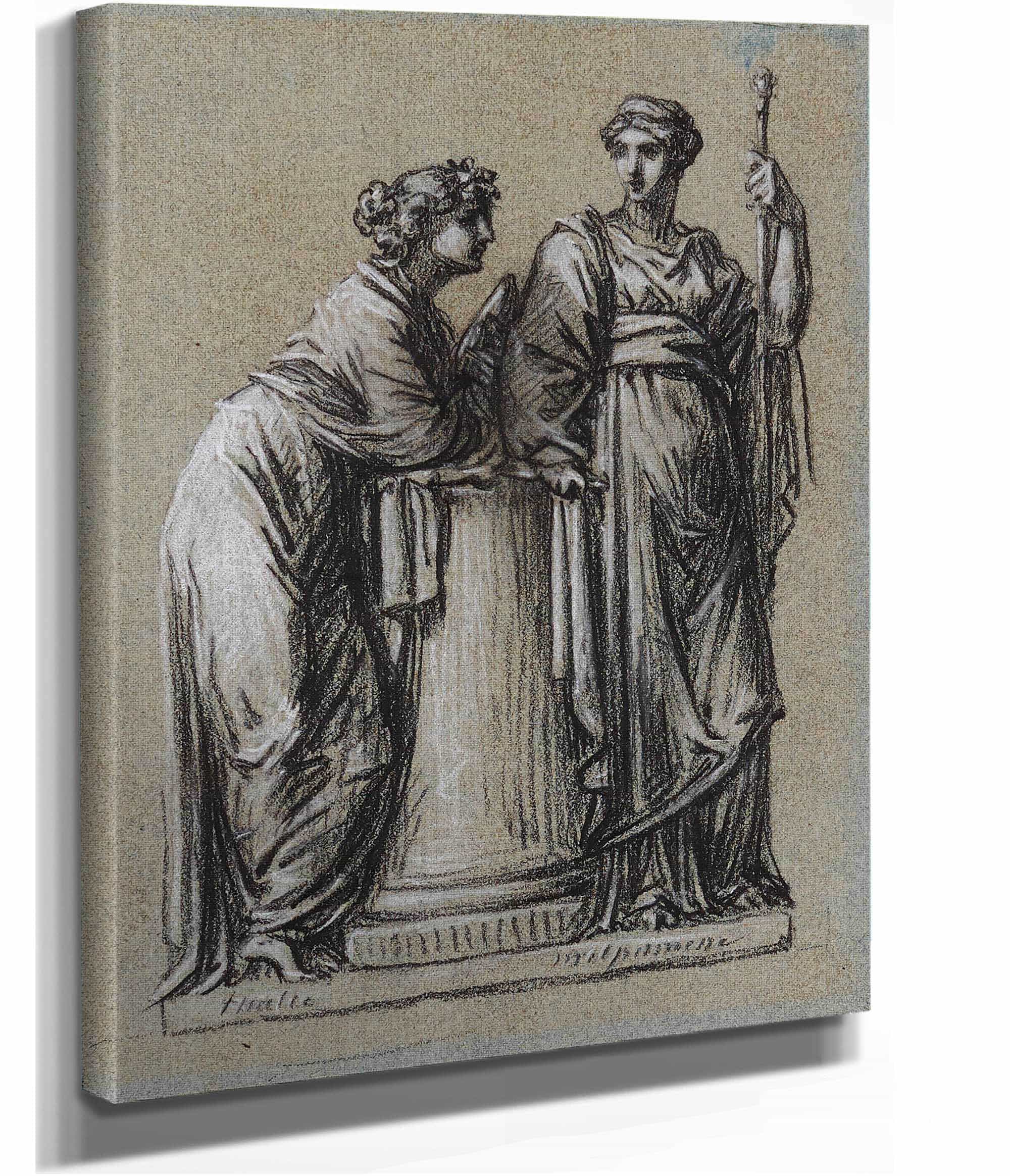 Thalie Et Melpomene by Pierre Paul Prudhon - Image 2