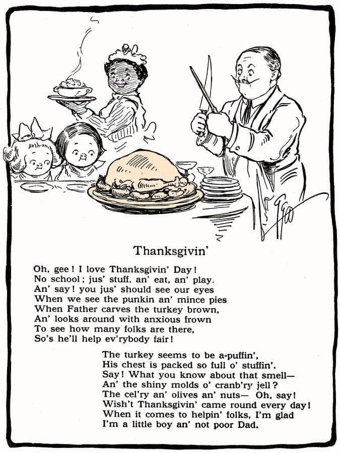 Thanksgivin Illustrated By Grace G Drayton - Image 6
