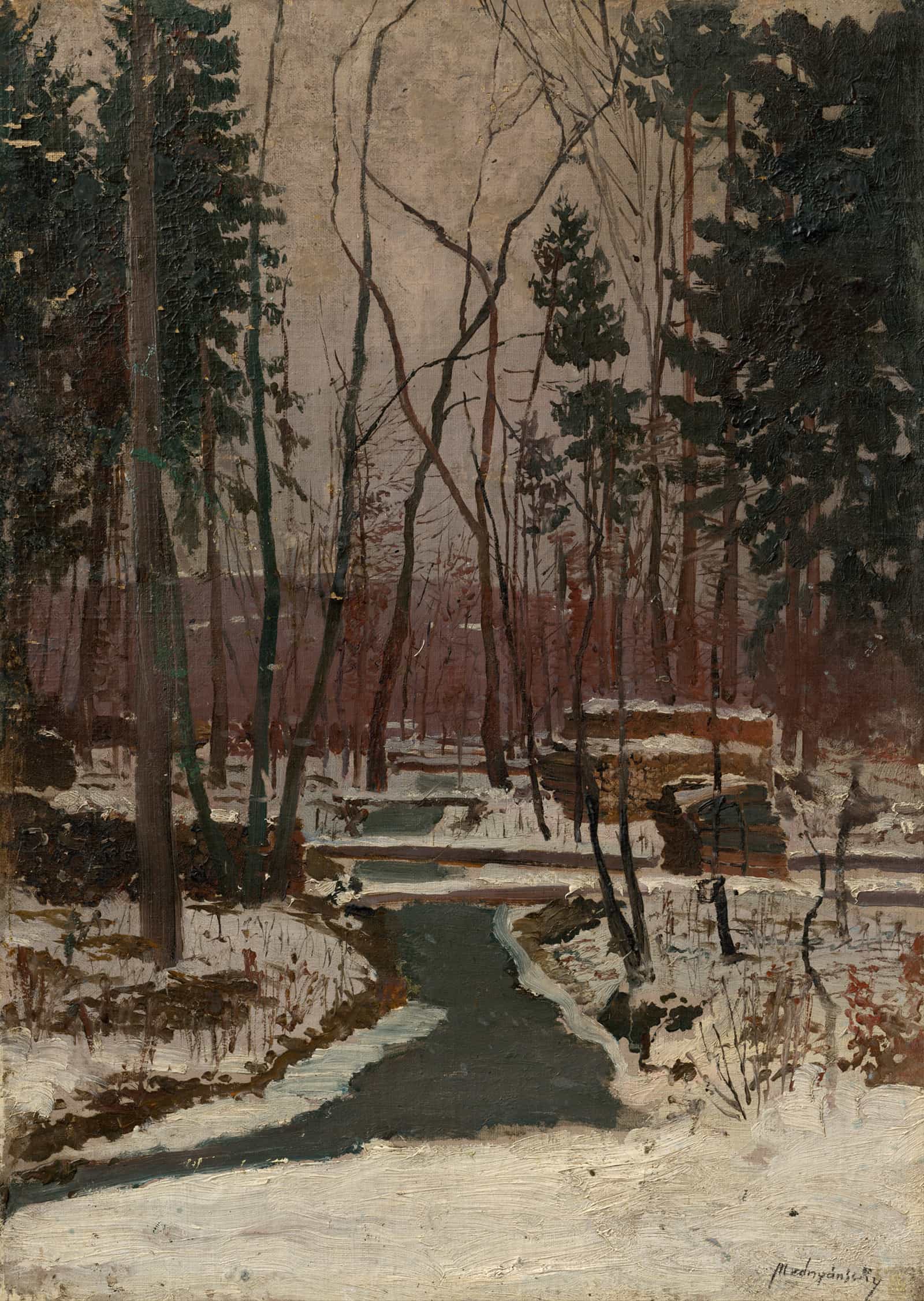 Thaw by Ladislav Mednyanszky
