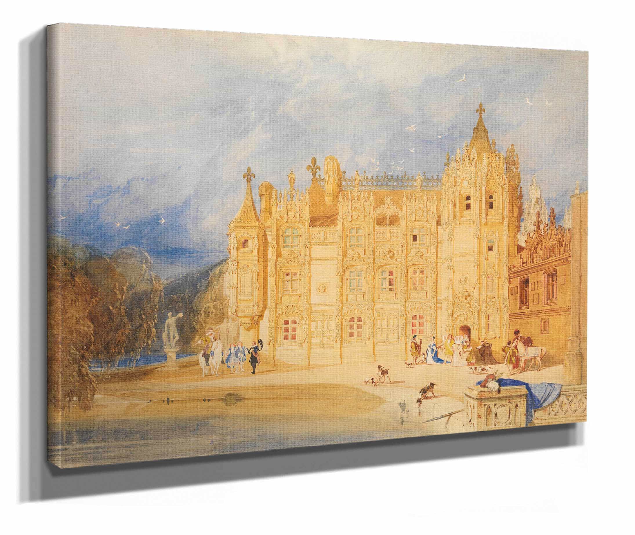 The Abbatial House Abbey Of St Ouen Rouen by John Sell Cotman