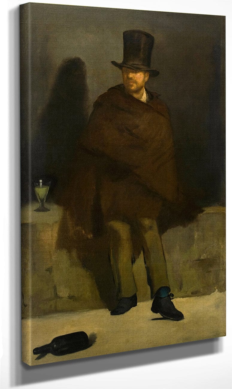 The Absinthe Drinker By Edouard Manet