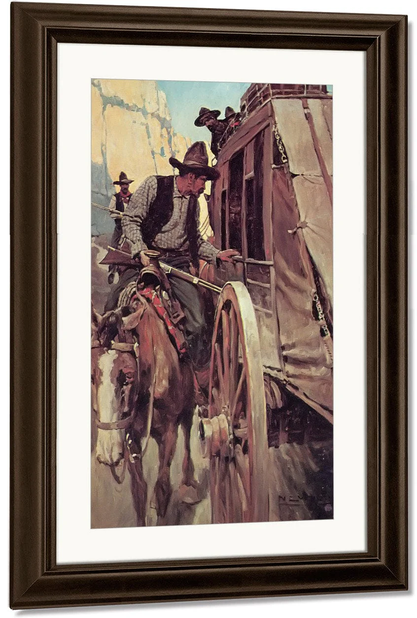 The Admirable Outlaw By NC Wyeth - Image 4
