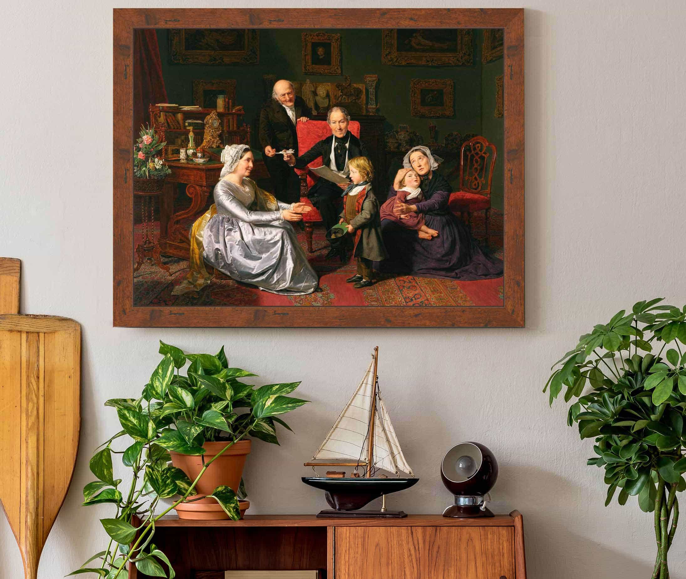 The Adoption by Ferdinand Georg Waldmuller - Image 3