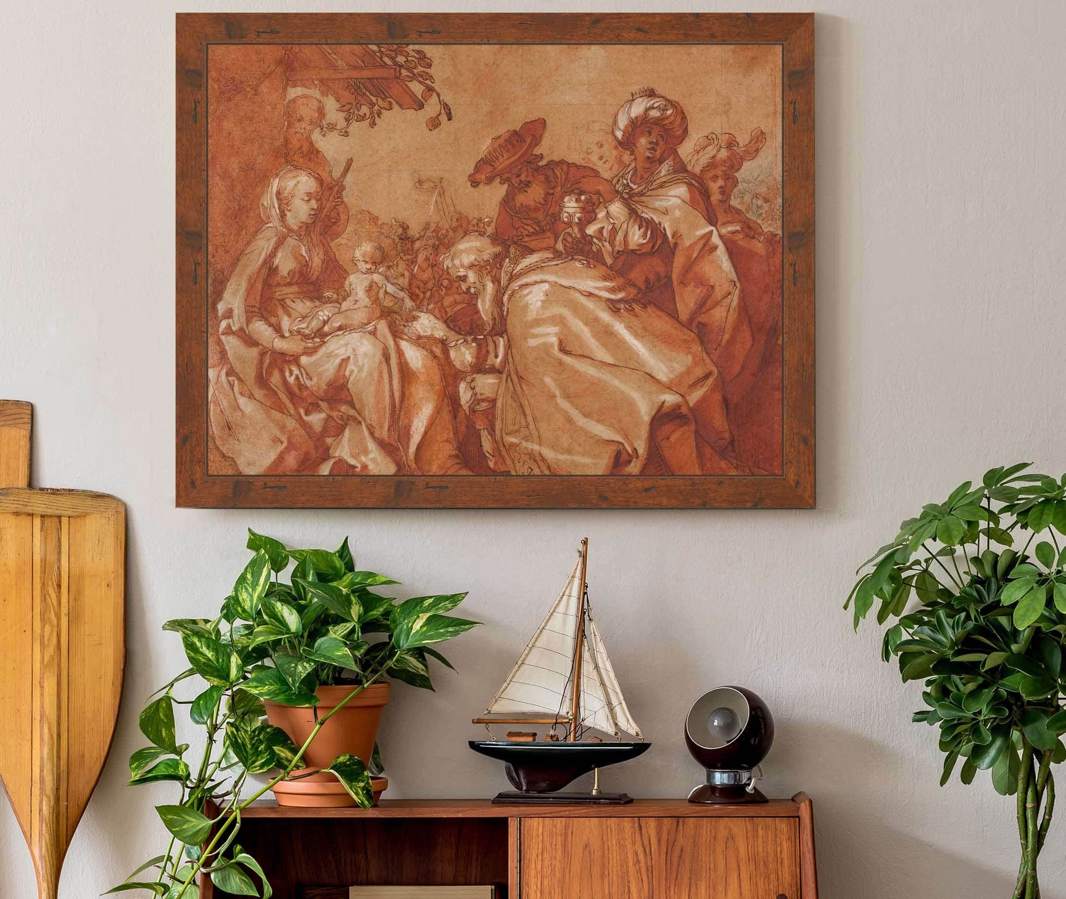 The Adoration Of The Magi by Abraham Bloemaert - Image 3