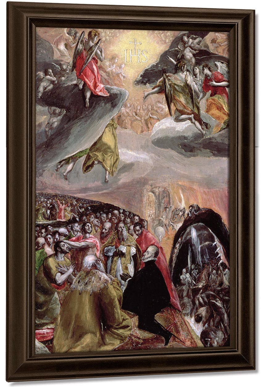The Adoration Of The Name Of Jesus 2 By El Greco - Image 5