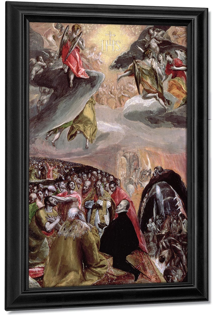 The Adoration Of The Name Of Jesus 2 By El Greco - Image 7