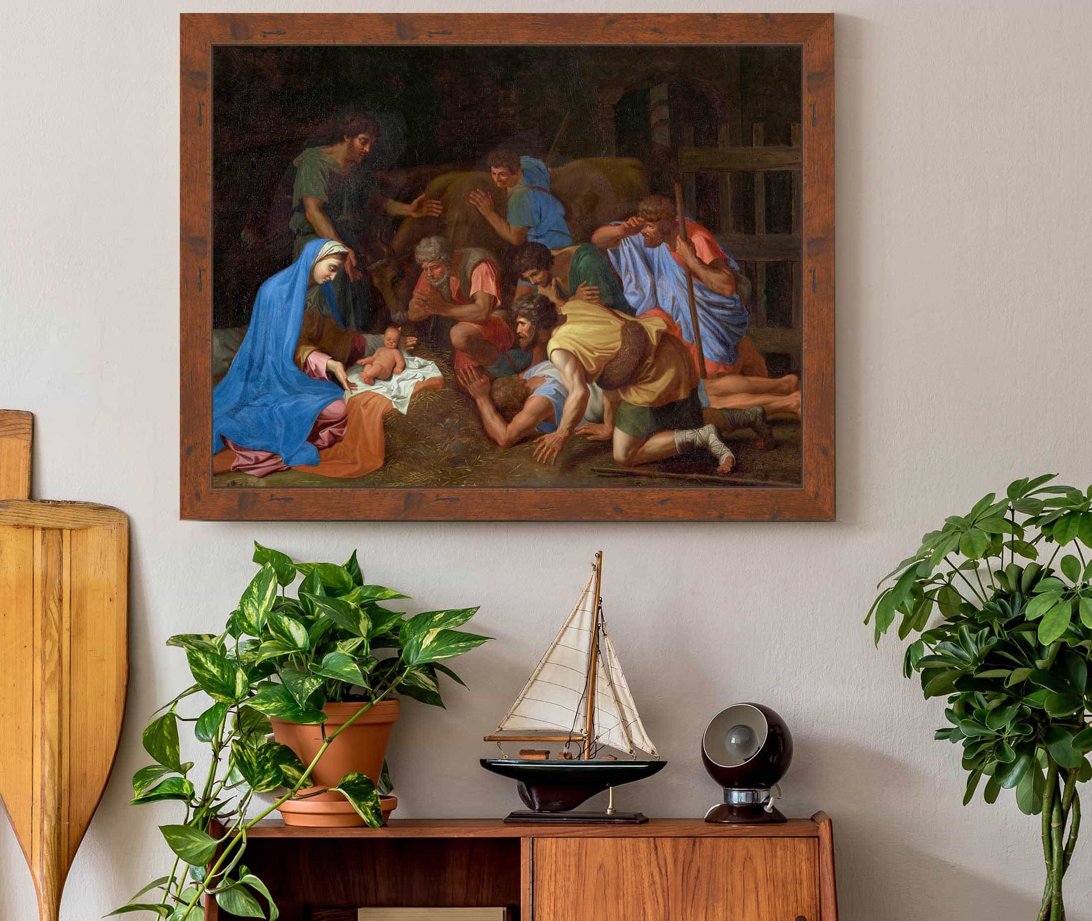 The Adoration Of The Shepherds by Nicolas Poussin - Image 3