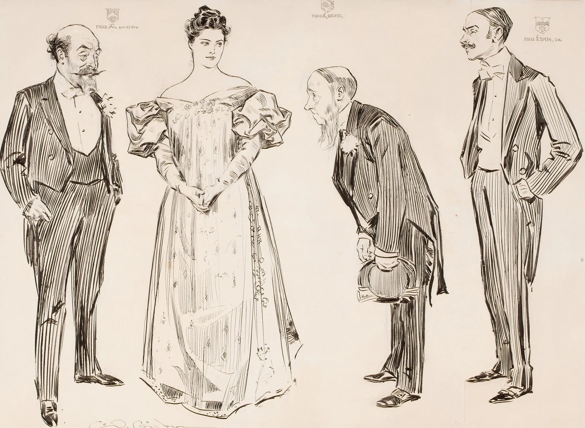The American Abroad Some Features Of The Matrimonial Market by Charles Dana Gibson
