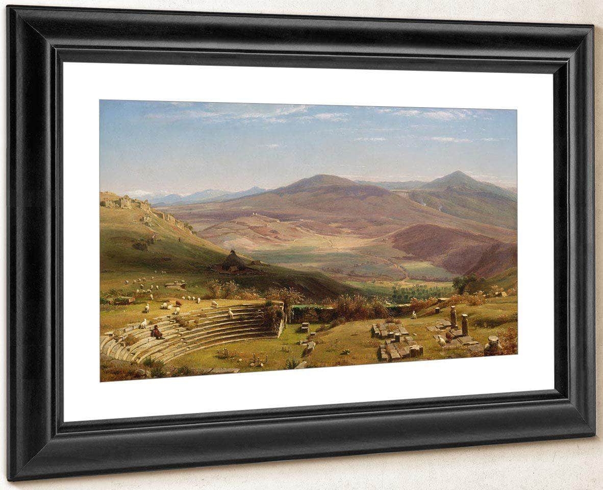 The Amphitheatre Of Tusculum And Albano Mountains, Rome By Worthington Whittredge - Image 2
