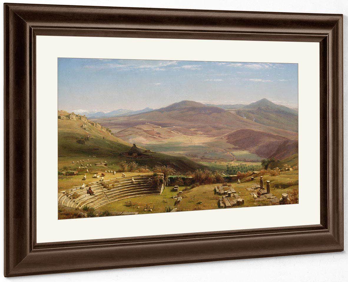 The Amphitheatre Of Tusculum And Albano Mountains, Rome By Worthington Whittredge - Image 3