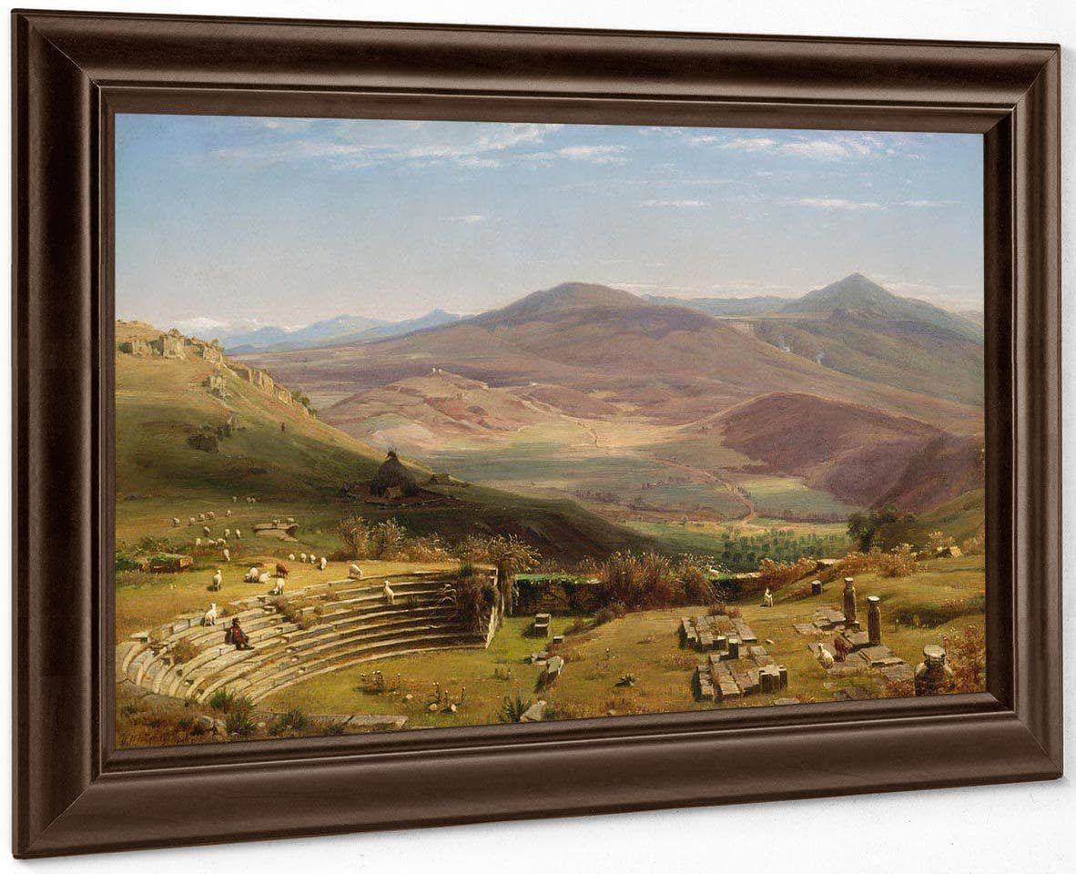 The Amphitheatre Of Tusculum And Albano Mountains, Rome By Worthington Whittredge - Image 4