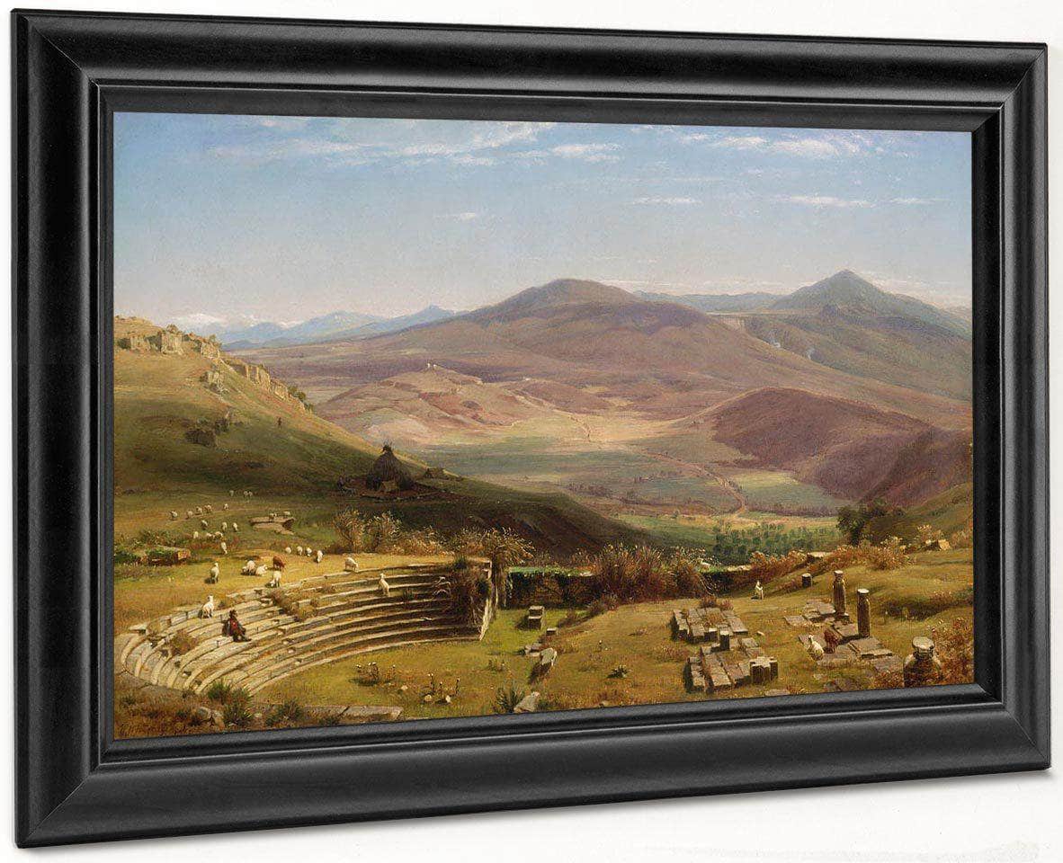 The Amphitheatre Of Tusculum And Albano Mountains, Rome By Worthington Whittredge - Image 6