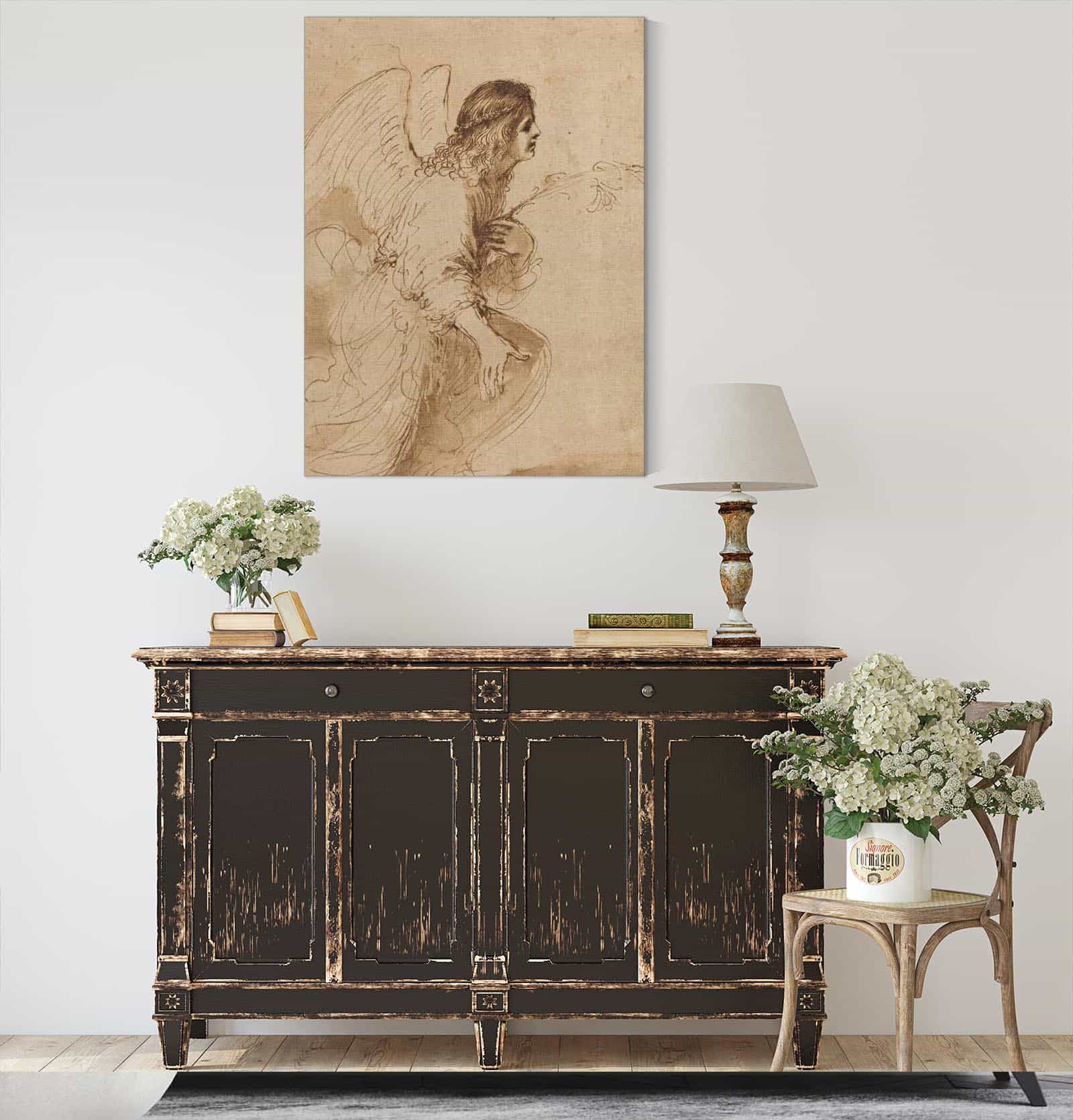The Angel Of The Annunciation by Guercino - Image 4