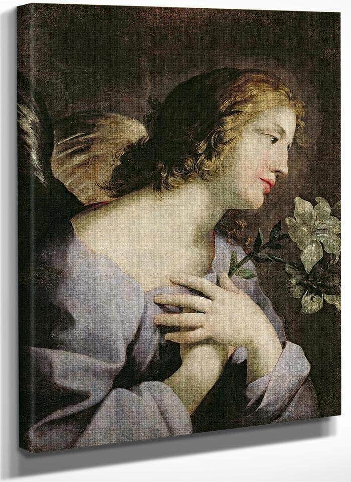 The Angel Of The Annunciation By Giovanni Francesco Romanelli