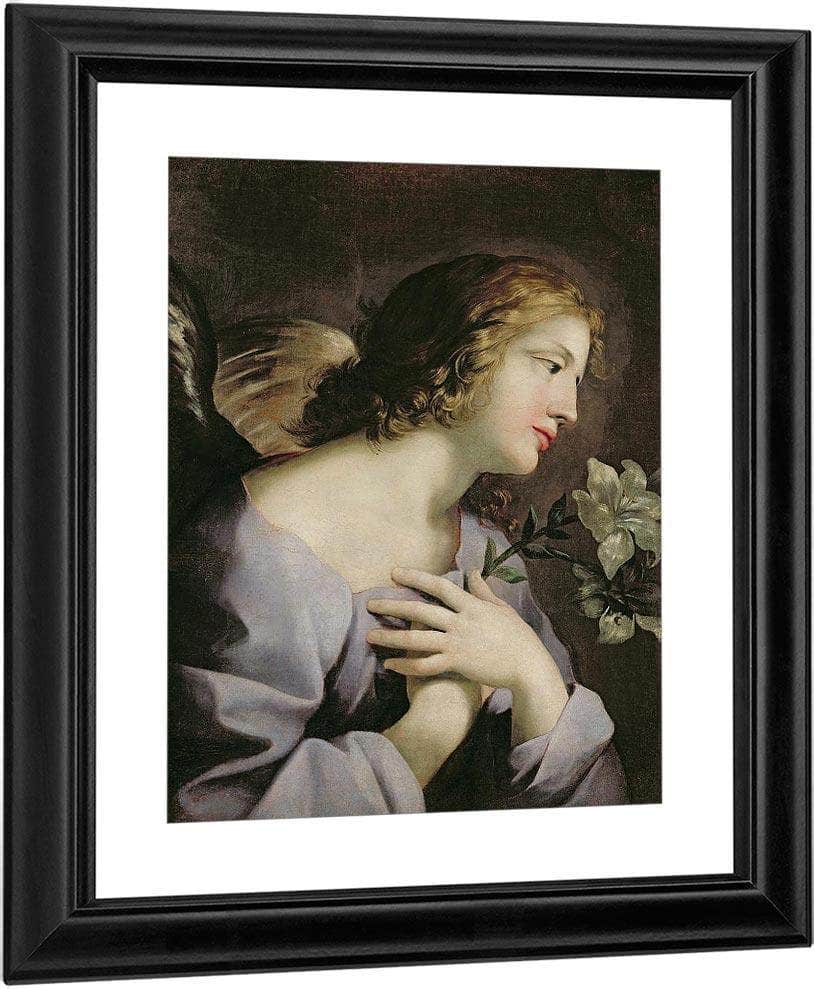 The Angel Of The Annunciation By Giovanni Francesco Romanelli - Image 3
