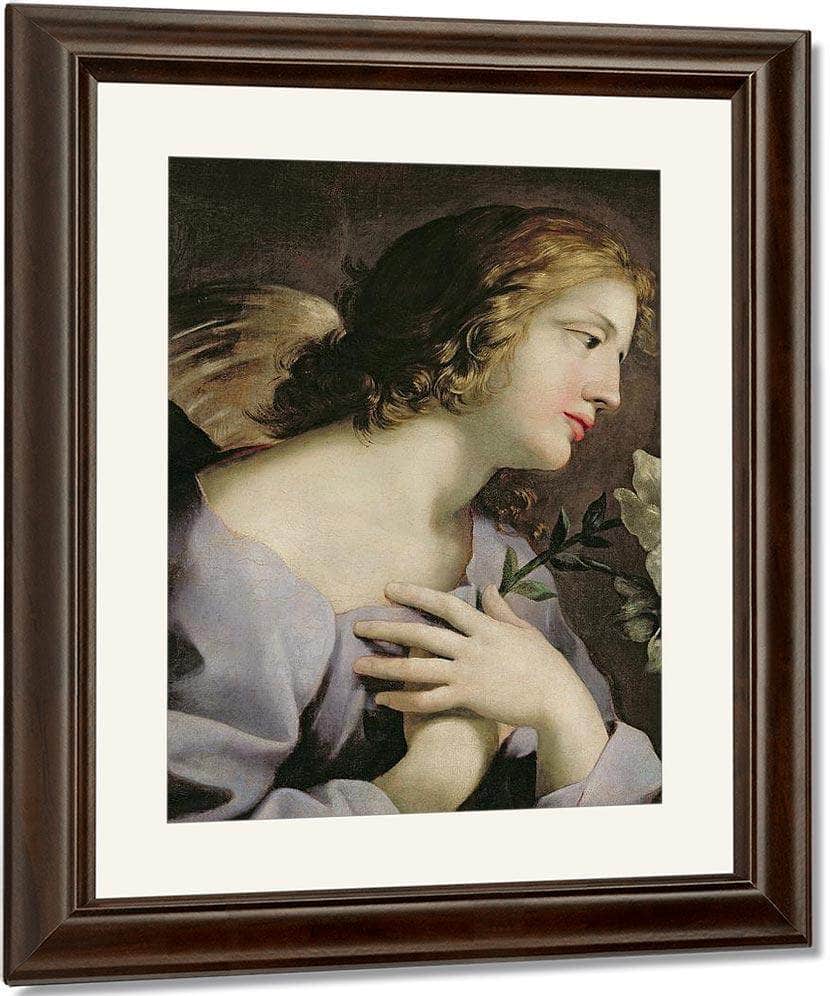 The Angel Of The Annunciation By Giovanni Francesco Romanelli - Image 4