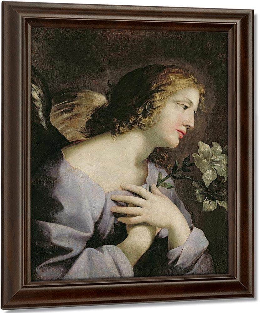 The Angel Of The Annunciation By Giovanni Francesco Romanelli - Image 5