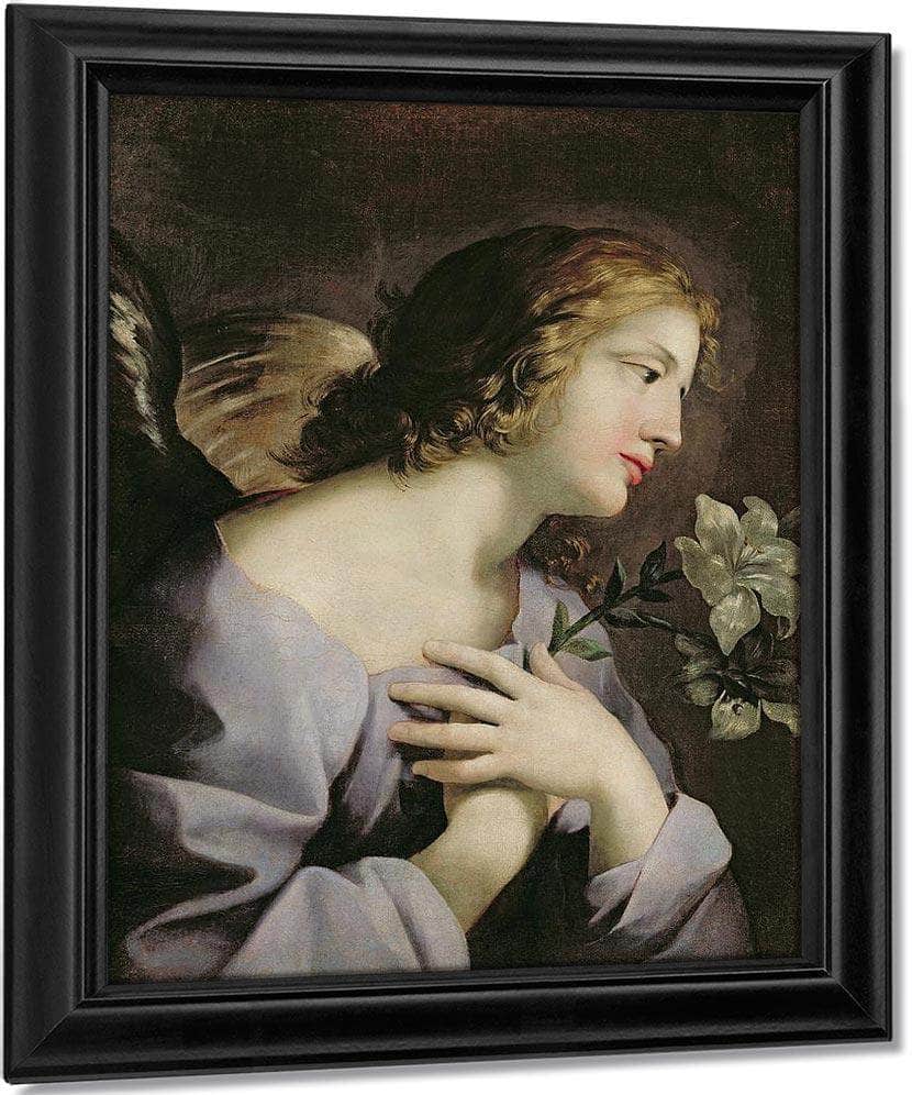 The Angel Of The Annunciation By Giovanni Francesco Romanelli - Image 7