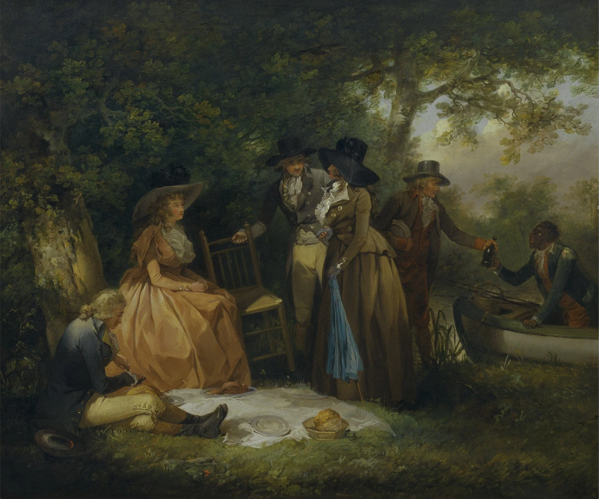 The Anglers Repast by George Morland - Image 2