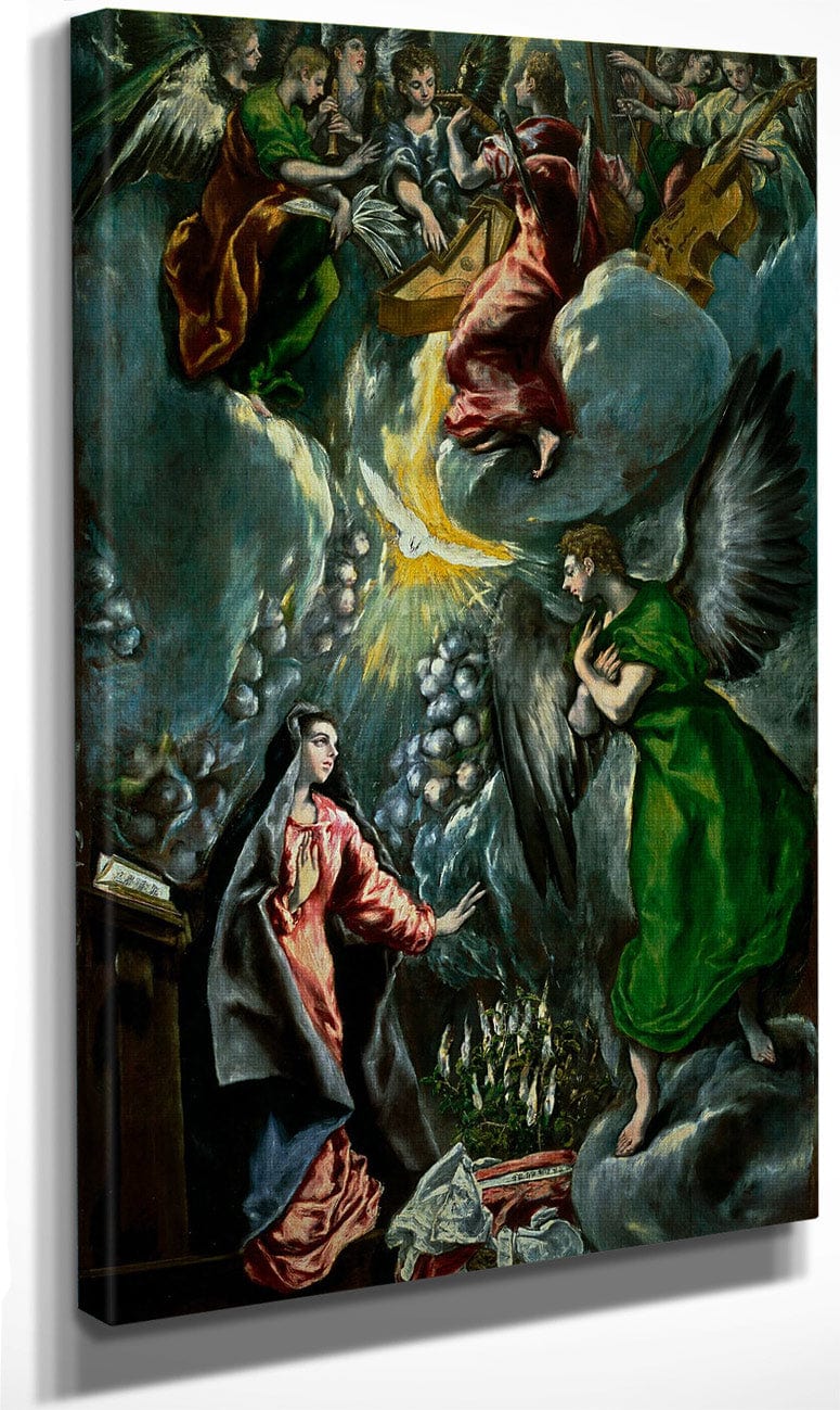 The Annunciation 1600 By El Greco