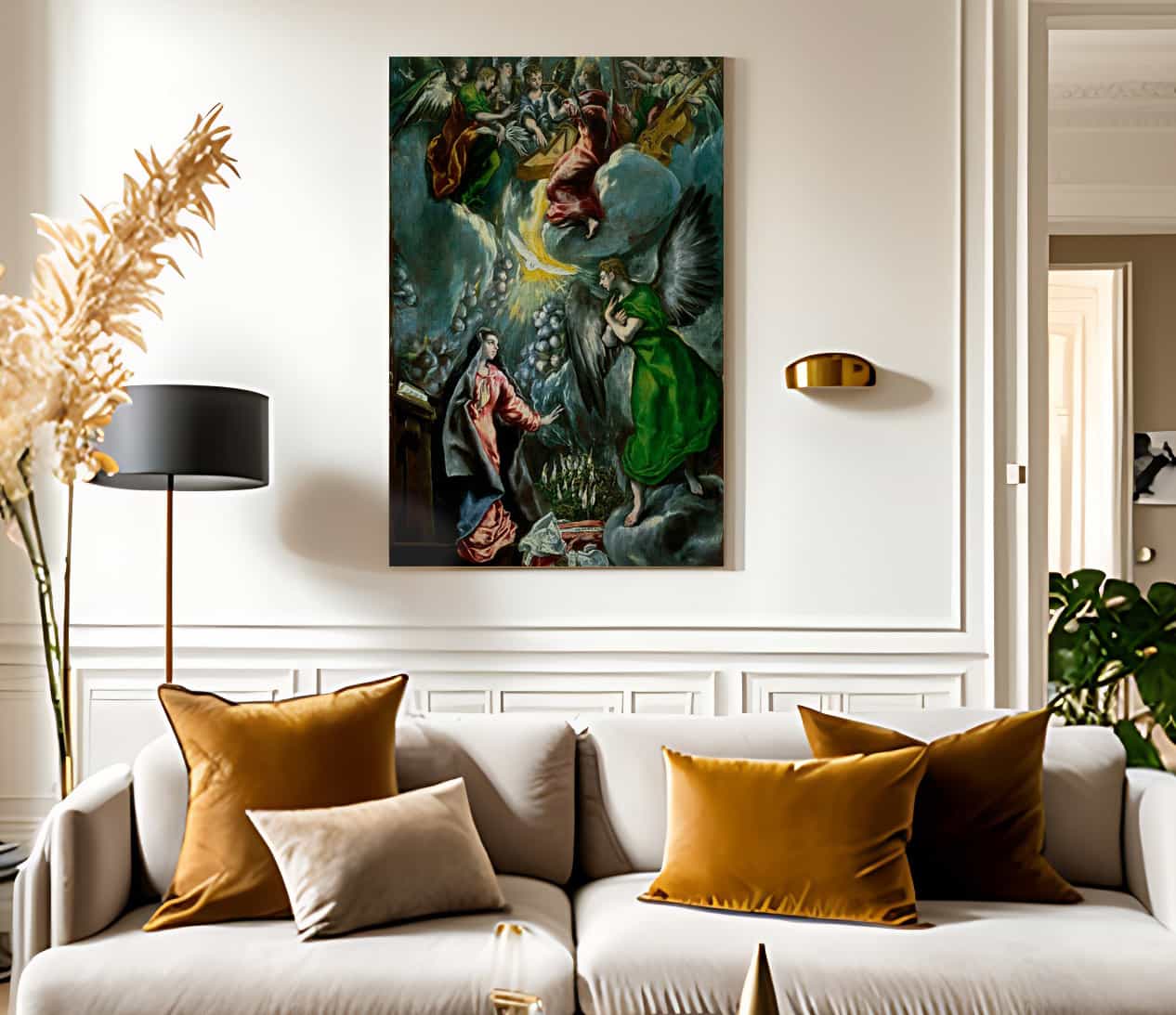 The Annunciation 1600 By El Greco - Image 2