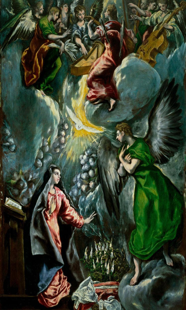 The Annunciation 1600 By El Greco - Image 6