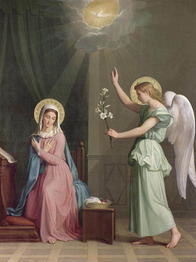 The Annunciation By Auguste Pichon - Image 6