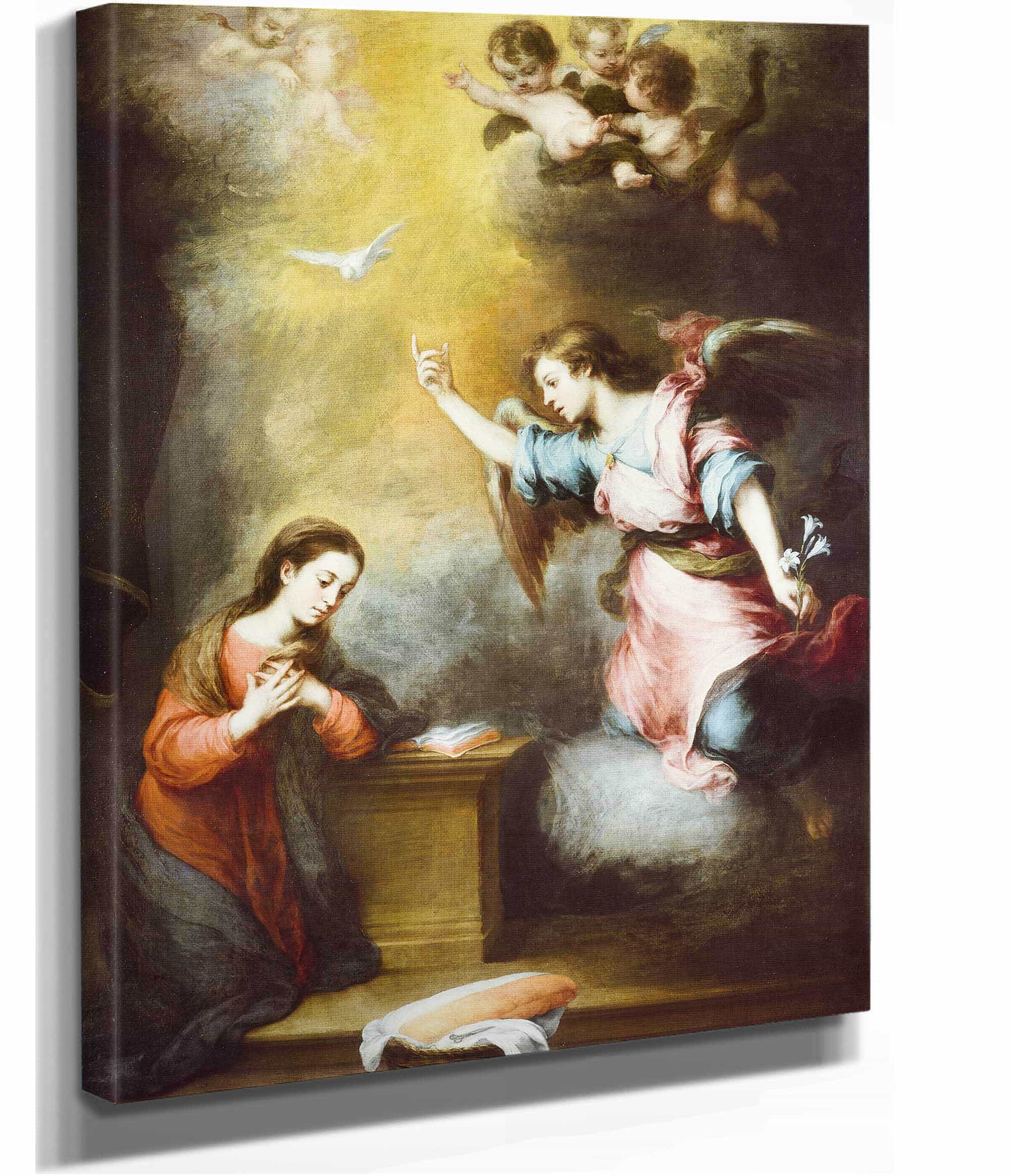The Annunciation by Bartolome Esteban Murillo - Image 2