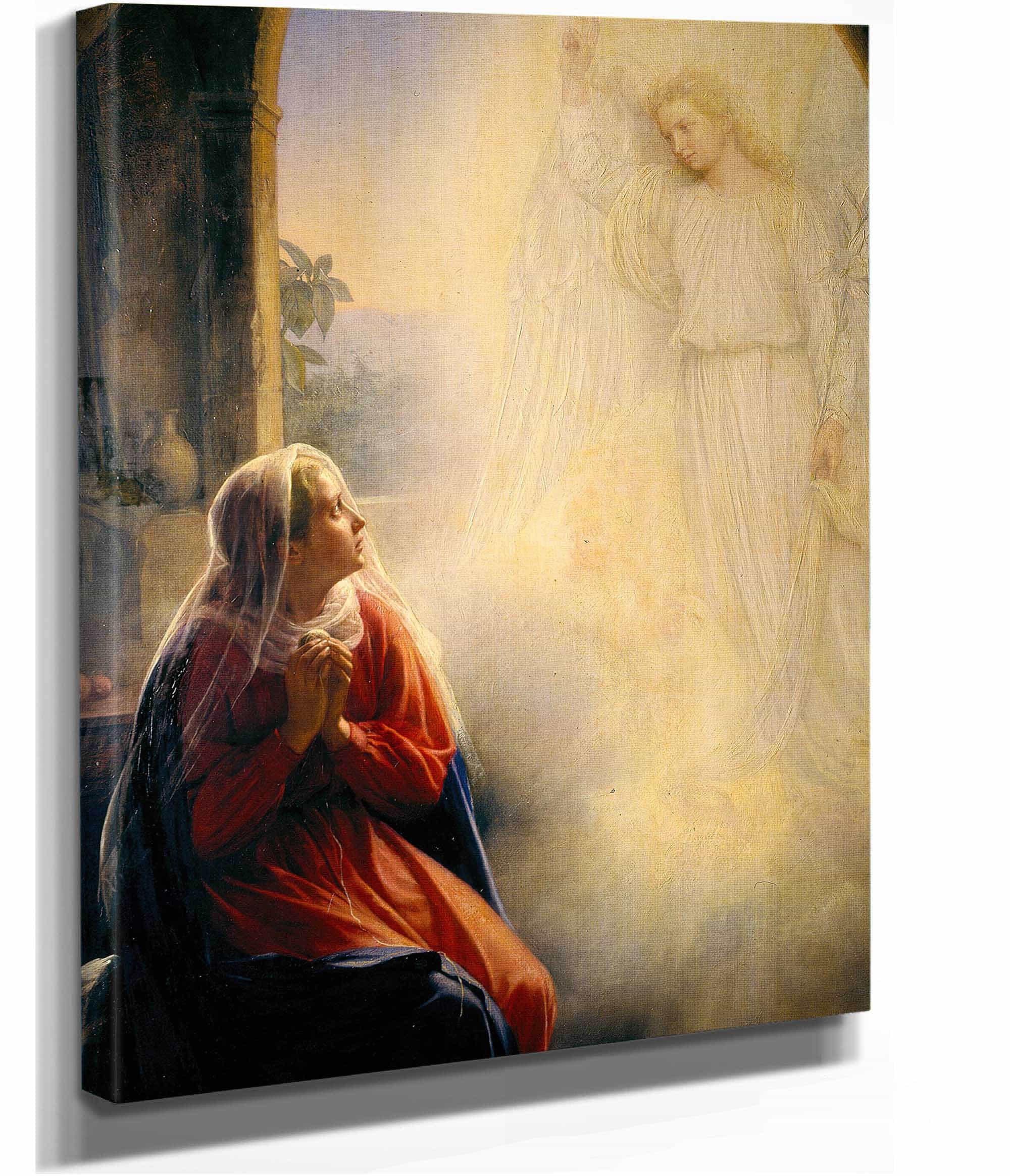 The Annunciation by Carl Bloch - Image 2