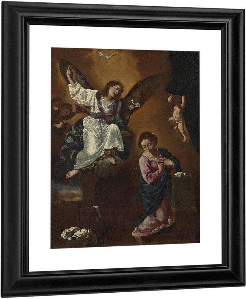 The Annunciation By Flaminio Torri - Image 3