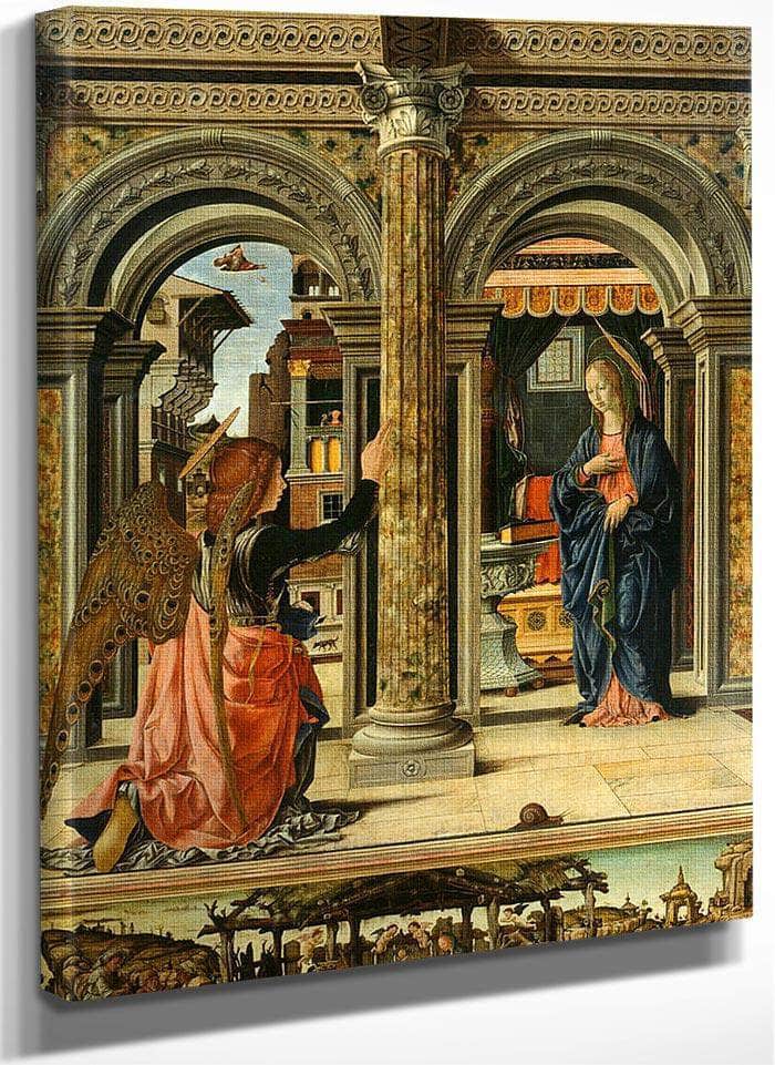 The Annunciation By Francesco Del Cossa