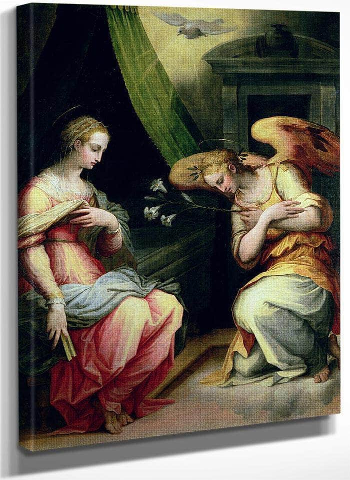 The Annunciation By Giorgio Vasari