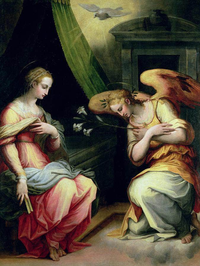 The Annunciation By Giorgio Vasari - Image 6
