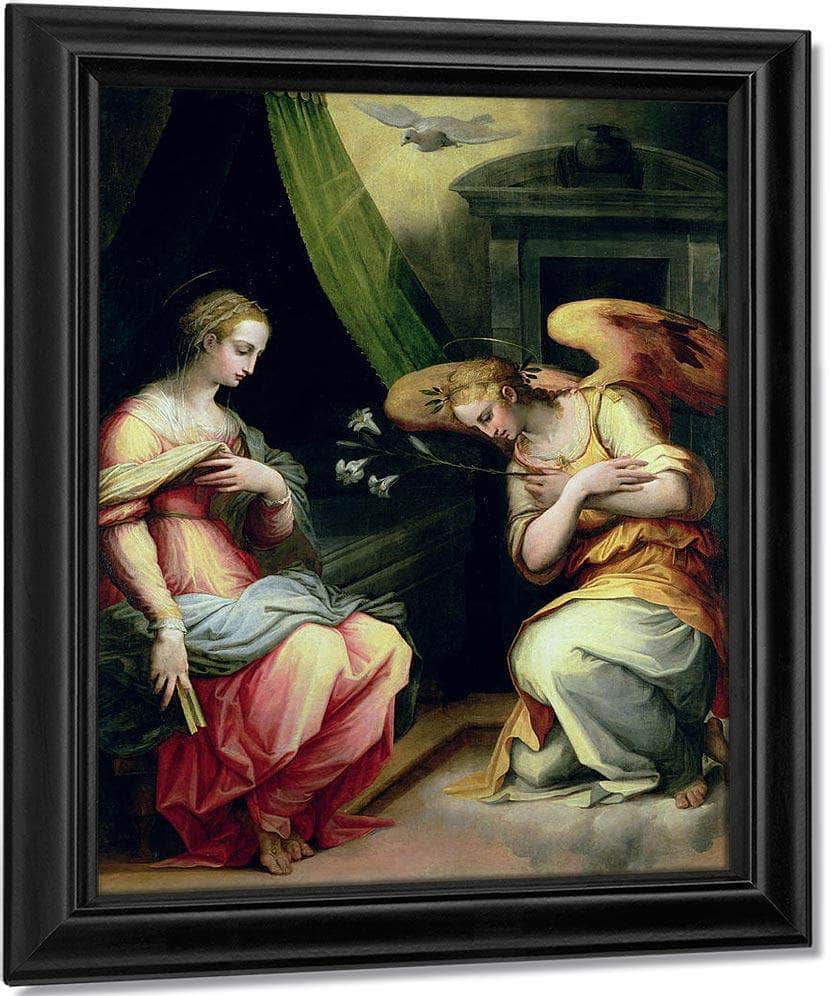 The Annunciation By Giorgio Vasari - Image 7