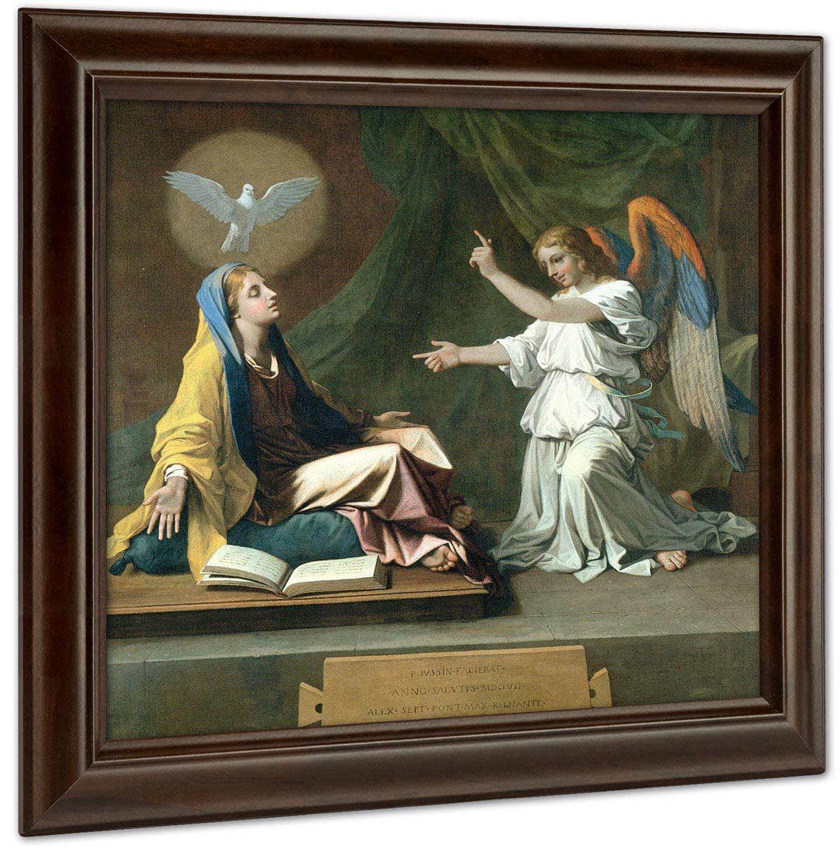 The Annunciation By Nicolas Poussin - Image 6