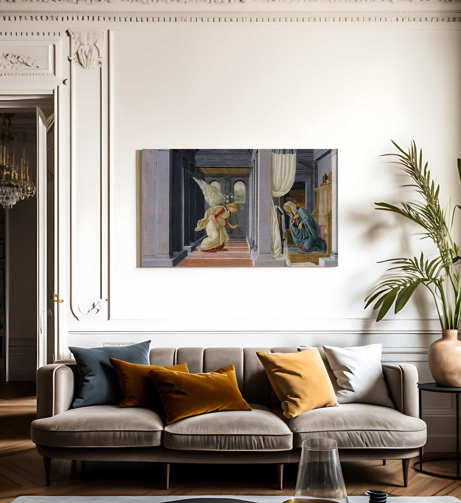 The Annunciation By Sandro Botticelli - Image 3