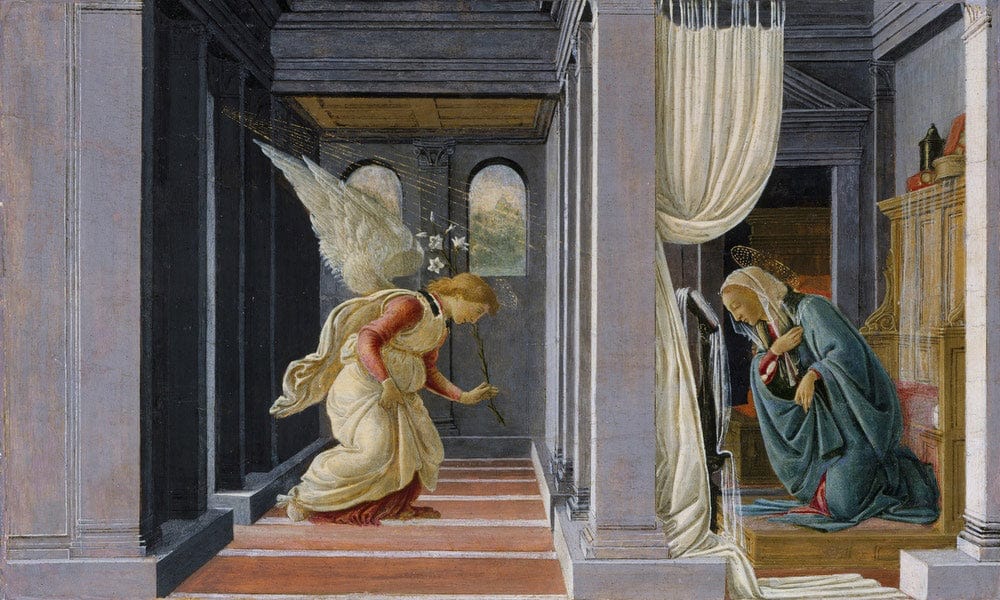 The Annunciation By Sandro Botticelli - Image 7