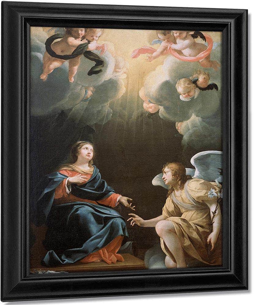 The Annunciation By Simon Vouet - Image 7