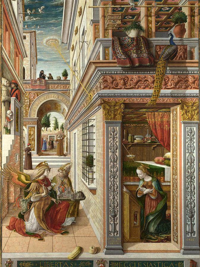 The Annunciation With Saint Emidius By Carlo Crivelli - Image 6