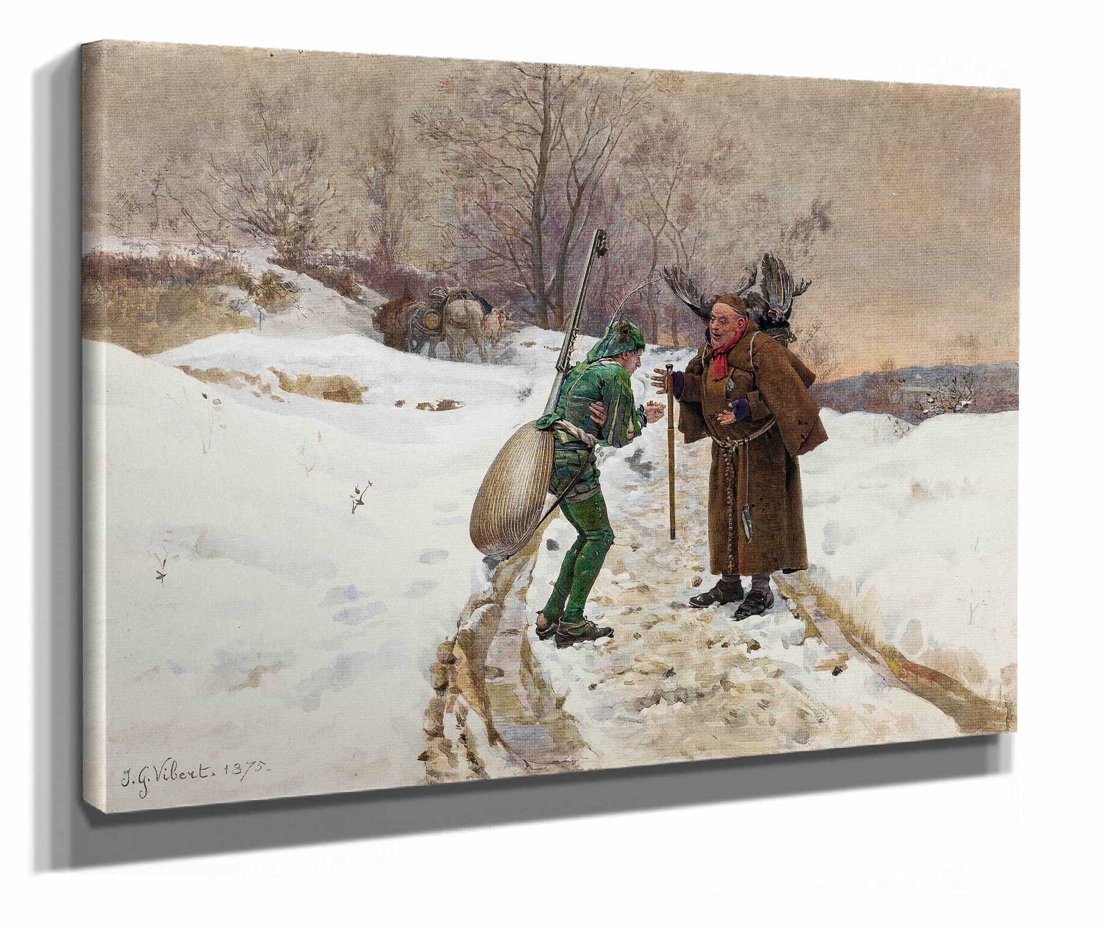 The Ant And The Grasshopper by Jehan Georges Vibert - Image 2