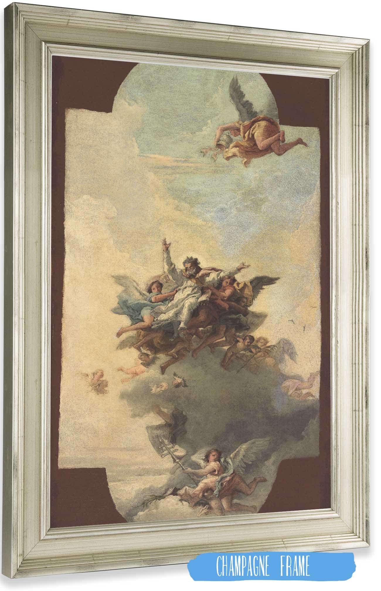 The Apotheosis Of A Pope And Martyr by Giovanni Domenico Tiepolo