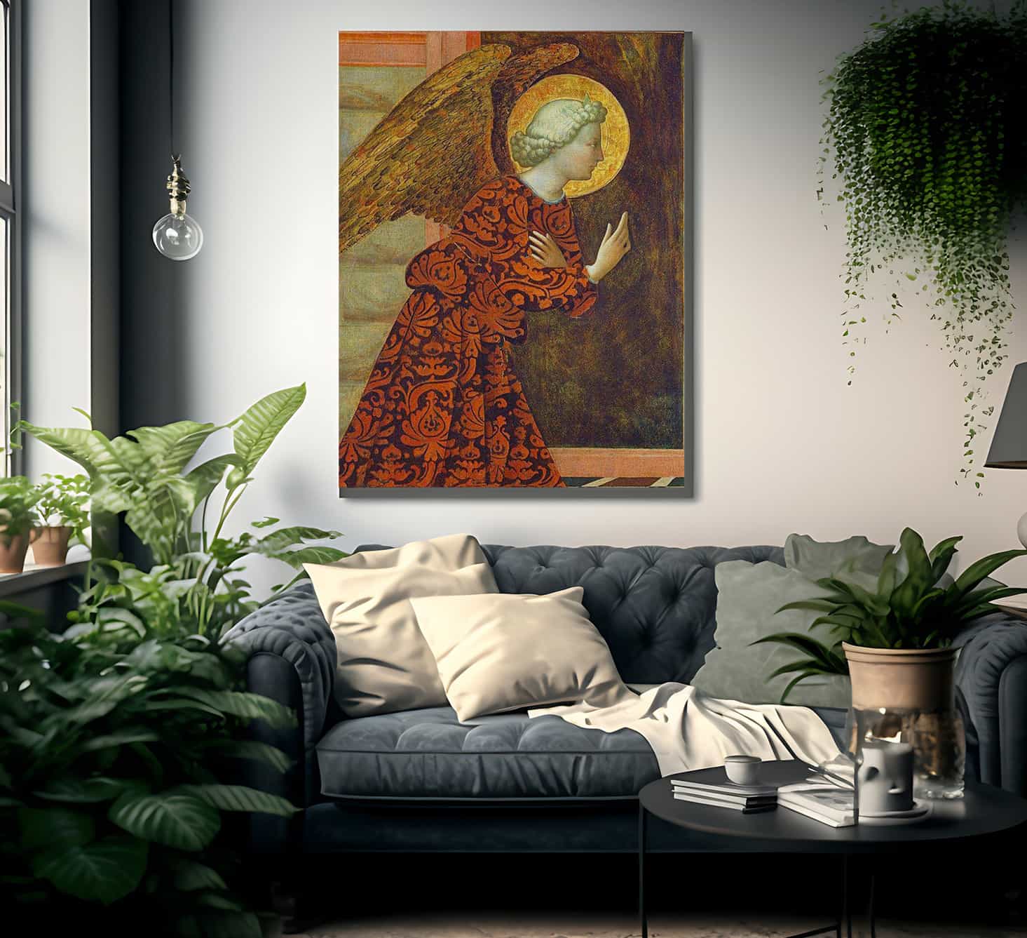 The Archangel Gabriel By Tommaso Masolino Da Panicale - Image 2