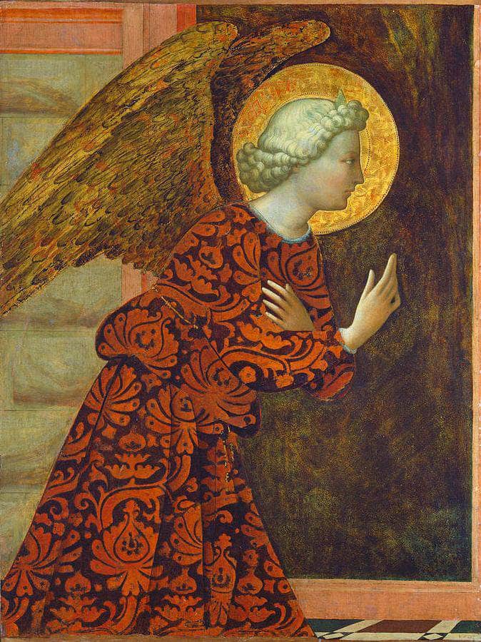 The Archangel Gabriel By Tommaso Masolino Da Panicale - Image 6